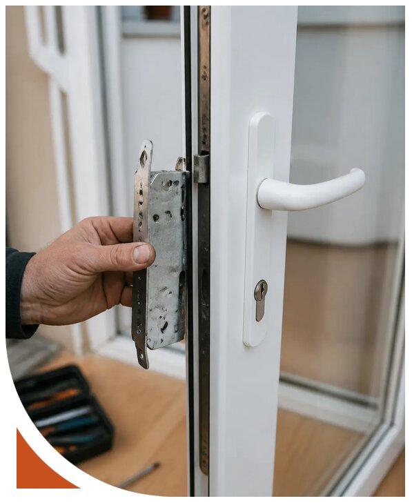 Ремонт замка пластиковой двери в Климовске от 2532 р. | Разлок-Клс